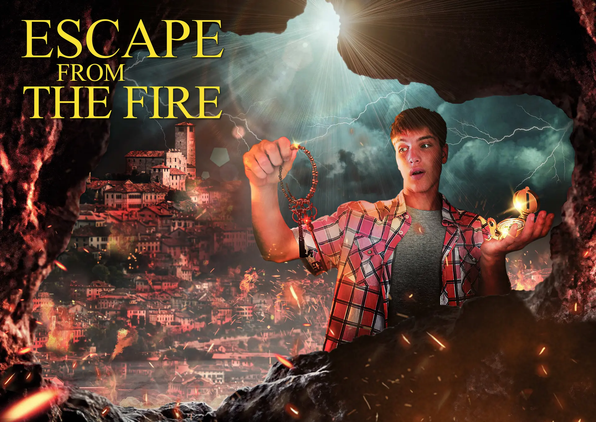 Old Town Feltre: Escape from the Fire