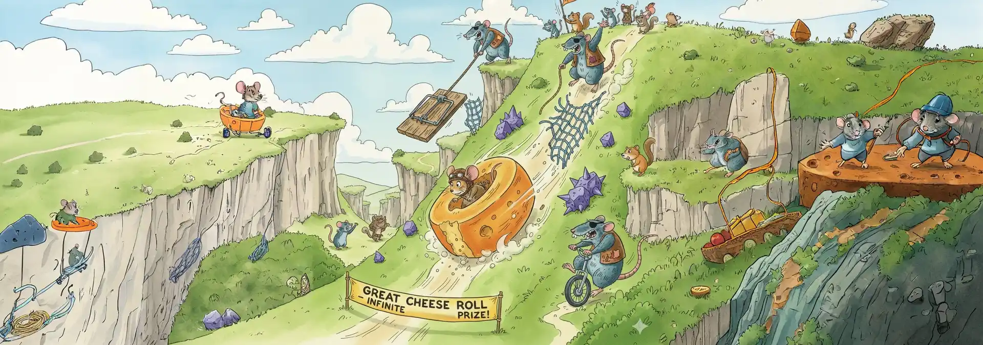 The Great Cheese Rolling Race of Gouda image 1