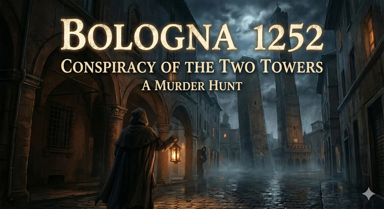 Bologna 1252 Conspiracy of the Two Towers: A Murder Hunt cover