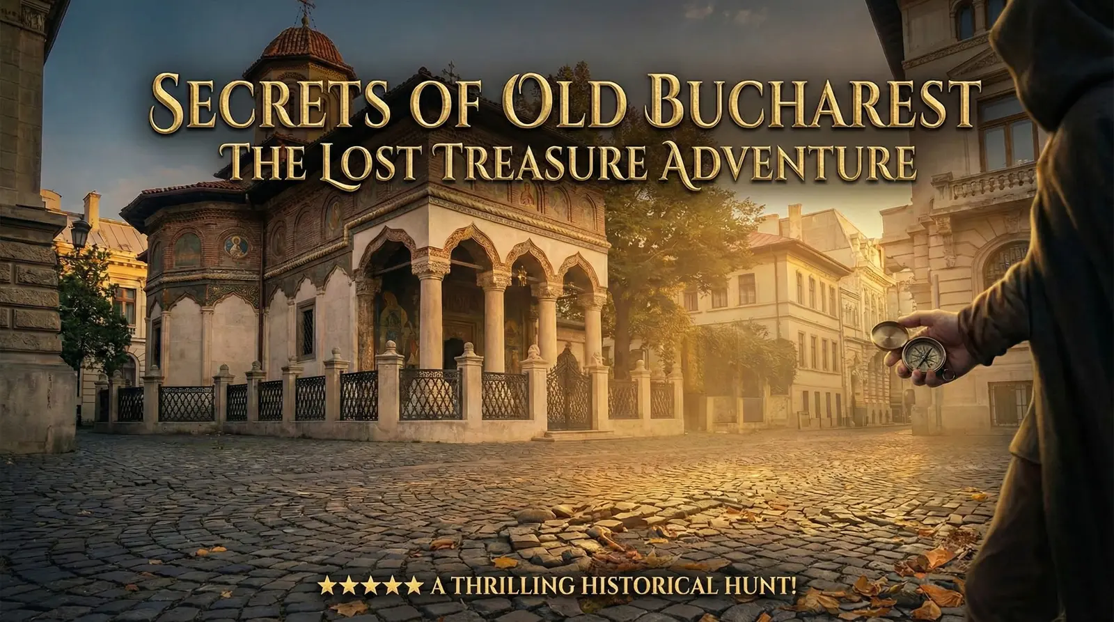 I segreti del centro storico di Bucarest: l'avventura del tesoro perduto cover