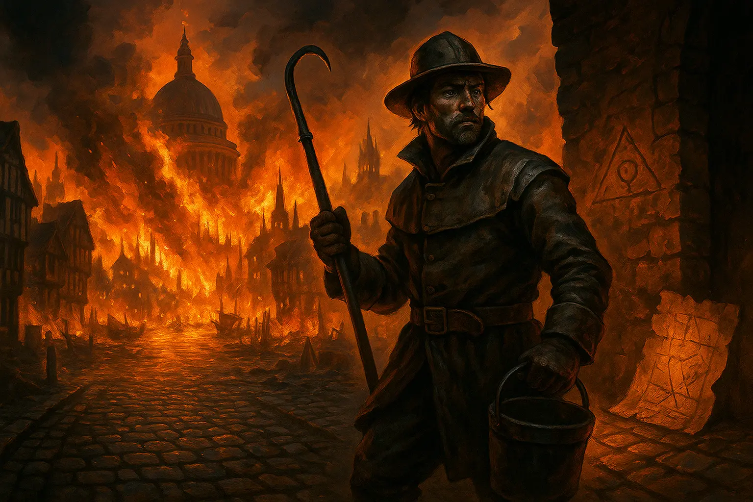 Great Fire of London: The Path of Destruction cover