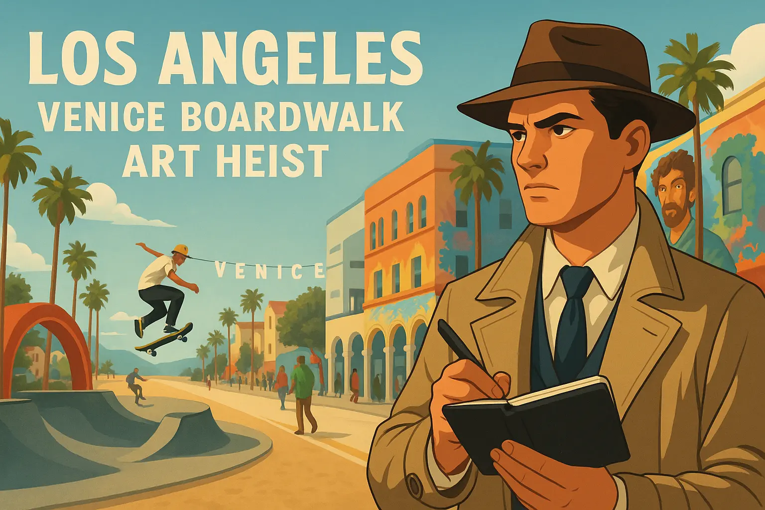 Los Angeles: Venice Boardwalk Art Heist cover