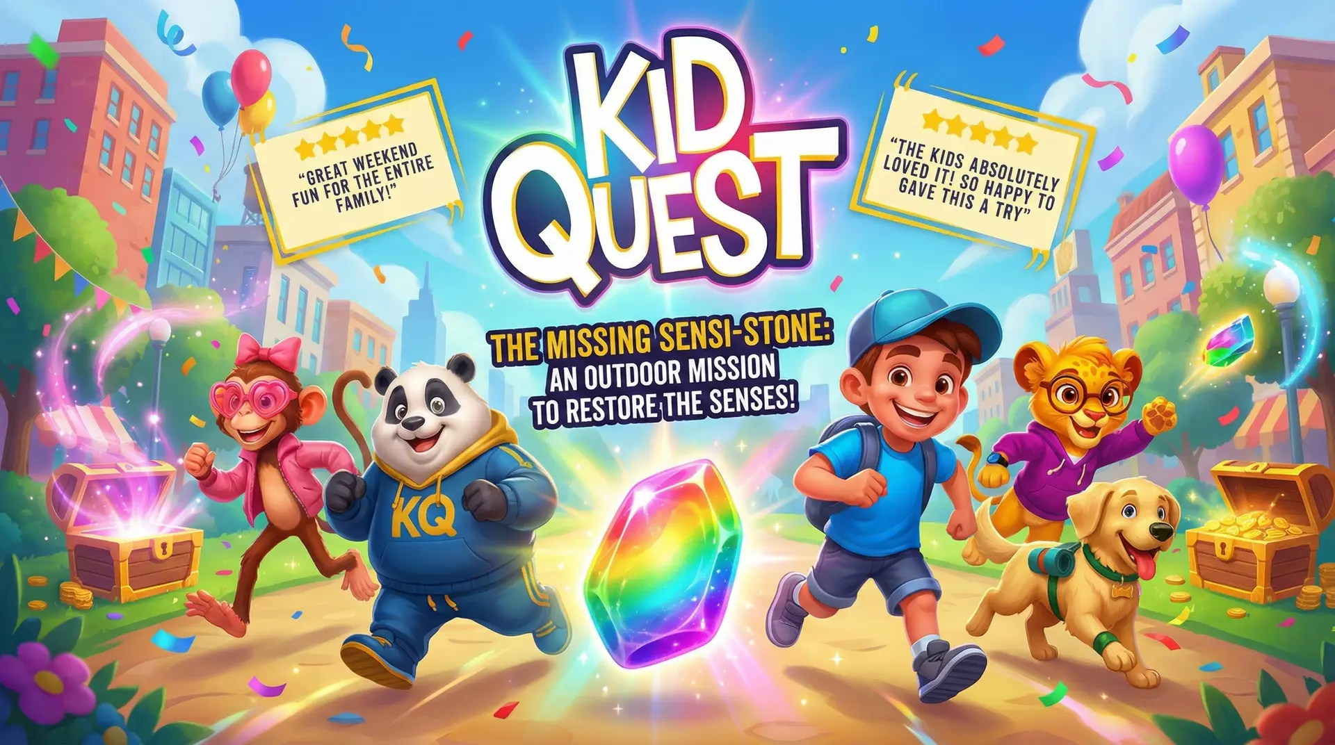 Kid Quest: Solve the case of the lost senses in Kensington Gardens, London